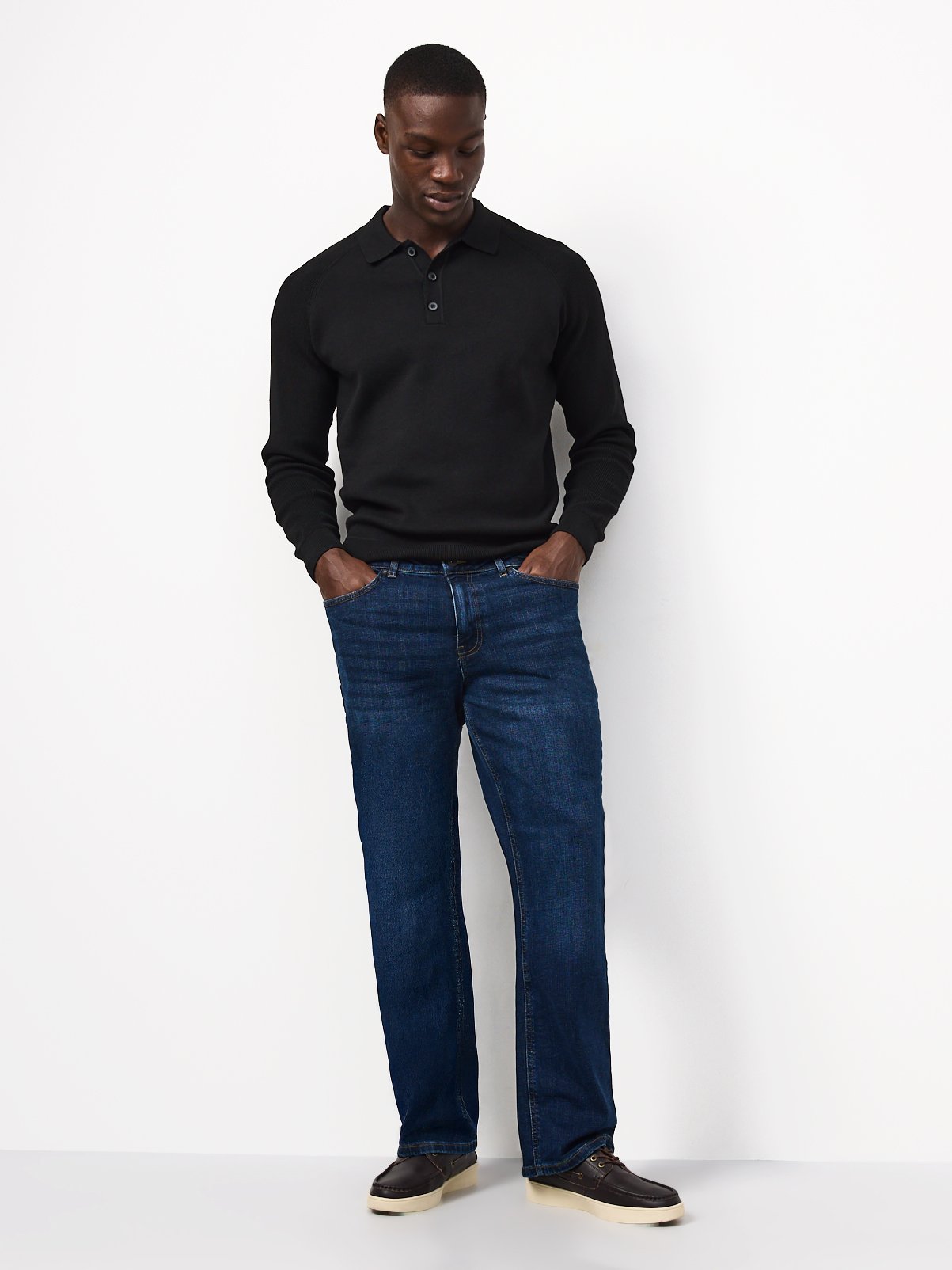 Dark Wash Bootcut Stretch Jeans 40R - Image 2 thumbnail